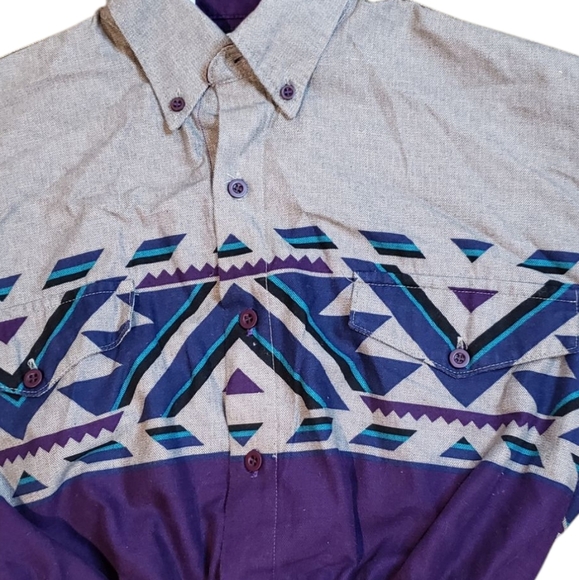 Roper Western Vintage Rodeo Crop Button Down Small - Picture 4 of 6